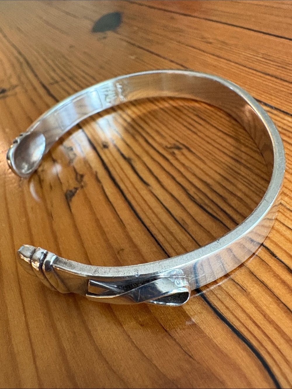 Silver-Tone Knot Cuff Watch Bracelet - Women's Accessory